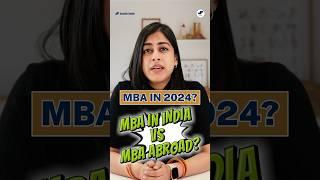 MBA in India vs MBA Abroad! Major Differences, Eligibility, Fees #shorts #shortsvideo #mba