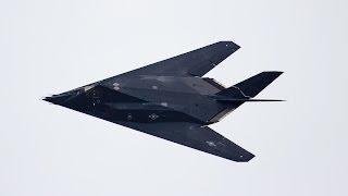 Flying Marvel: The Legendary F-117 Nighthawk Display