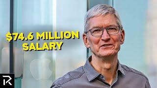 Apple CEO Tim Cook’s 2024 Pay Hits $74.6 Million