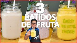 3 BATIDOS SALUDABLES Y NUTRITIVOS para el Desayuno | Sonqu