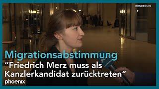 Heidi Reichinnek (Die Linke) zur Abstimmung des "Zustrombegrenzungsgesetz" | 31.01.2025