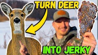 DEER JERKY!  Venison Catch and Cook!