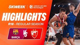 CAN RED STAR TOPPLE BARCELONA ? Barcelona vs Crvena Zvezda Beograd - Highlights EuroLeague R18