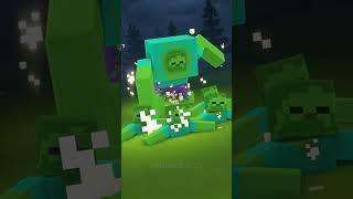 Minecraft Zombie vs Warden #shorts