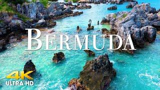 FLYING OVER BERMUDA (4K UHD) Beautiful Nature Scenery with Relaxing Music | 4K VIDEO ULTRA HD