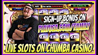 LIVE SLOTS | CHUMBA CASINO | PLAYUSA.COM/FAMILY | ONLINE SLOTS | WIN REAL MONEY