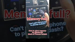 Pioneer bluetooth memory full - Most of Pioneer indash #howto #clrear #full #memory #pionner #indash