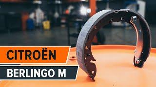 Wie CITROËN BERLINGO M Bremsbacken hinten wechseln [AUTODOC TUTORIAL]