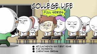 COLLEGE LIFE SERIES (Adjustments sa First Year, Fun Moments, Chistmas Break) | Pinoy Animation