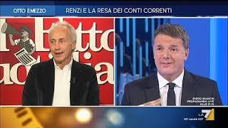 Matteo Renzi ospite a Otto e Mezzo del 12/11/2021