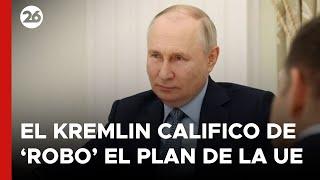 El Kremlin promete medidas legales por el congelamiento de activos rusos