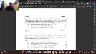 VKC Legal || Contract Law part 1  || Whole Syllabus covered || Vivek Choudhary