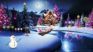 Candyland Gingerbread House Relaxing Christmas music for sleep, study, background. Jazzy Music.