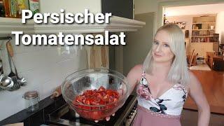 Vegan | Persischer Tomatensalat | perfekt für den Sommer