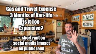 Vanlife  Gas & Travel Expense/First Quarter 2024