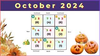 October 2024 Flying Star Feng Shui Analysis