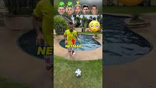 Footballers Crazy Water Swim Challenge