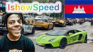 IshowSpeed | សៀមរាប SiemReap  Gumball 3000 Rally in Cambodia