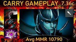 ⭐ 7.36c Phantom Assassin |KDA - 38 KP - 86%| Carry Gameplay - Dota 2 Top MMR