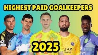 Top 20 Highest Paid Goalkeepers 2025