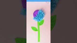 How to Craft a Flower Postcard out of Paper!  #drawing #art #kids #diy