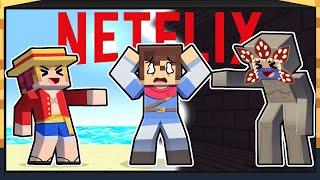 My Friends Trapped Me In NETFLIX In Minecraft!