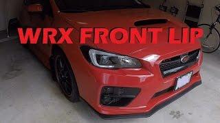 2017 WRX Front Lip Install