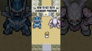 How to get both legendary Pokémon  #pokemon #shorts