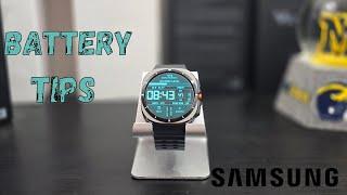 Samsung Galaxy Watch Ultra -Battery Saving Tips & Tricks | Battery Life For Days