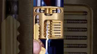 How to use a wave rake to open a padlock
