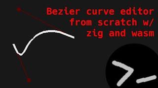 Bezier curve editor from scratch in 1 hour and 46 minutes