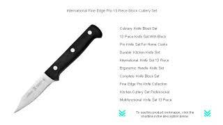 International Fine Edge Pro 13 Piece Block Cutlery Set