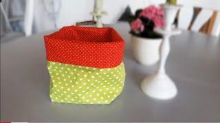 Basket sewing - without pattern - super easy - Nähtinchen