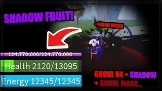 Shadow C + Ghoul Mask + Ghoul V4 Combo - Blox Fruits