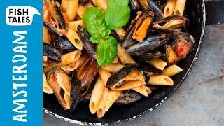 MUSSELS in Tomato Sauce Pasta | Bart's Fish Tales