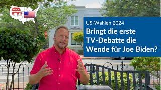 US-Wahl 2024: Bringt die erste TV-Debatte die Wende für Joe Biden?
