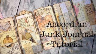 Part 3: Accordion Junk Journal Tutorial, Easy Junk Journal Tutorials, Pink Monarch Prints