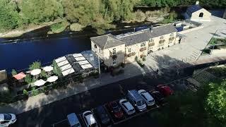 Drone Video Footage Day and Night - Italian Riverside Restaurant, Otley, West Yorkshire