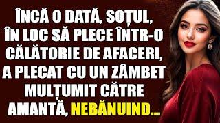 Încă o dată, soțul, în loc să plece într-o călătorie de afaceri, a plecat cu un zâmbet mulțumit...