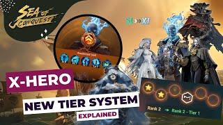 Sea of Conquest: Hero Tier System, X Heroes, and Awakening Power Explained