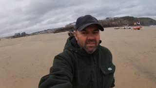 Perranporth beach walk