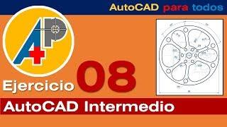 AutoCAD Intermedio - Ejercicio 8