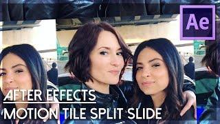 after effects | tile split slide tutorial