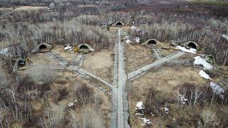 История Сахалина. Советский военный аэродром в п. Смирных.