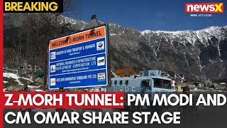 PM Modi Inaugurates Z-Morh Tunnel | PM Modi and CM Omar Share Stage | NewsX