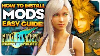 How To Install Mods for Final Fantasy VII Remake Intergrade | EASY GUIDE FF7 Remake Mods