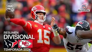 Houston Texans vs. Kansas City Chiefs | Resumen en español - NFL Playoffs 2025 | Highlights