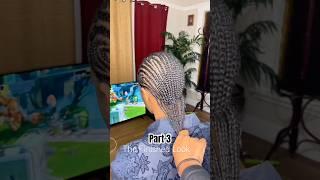 Part 3: Finishing up my son’s braids. How did I do yall? Drop a comment  #4c #4chair #braids