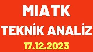 MIATK TEKNİK ANALİZ #MIATK #mıatk #borsa #hisse #yorum #analiz #teknikanaliz