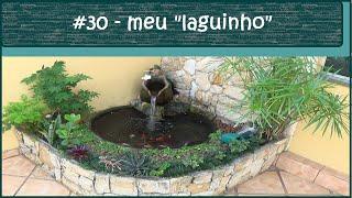 Minha fonte ornamental com peixes